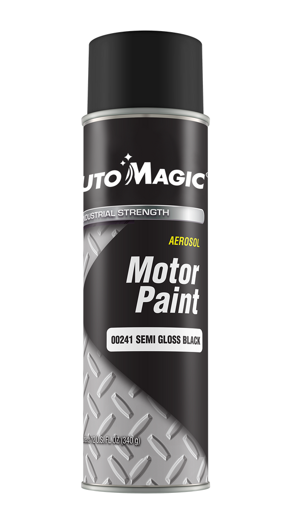 00241 – BLACK SEMI-GLOSS MOTOR PAINT – Aerosol